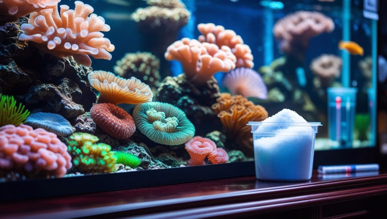 In this article, we answer an important question - What should the salinity be in your marine aquarium.